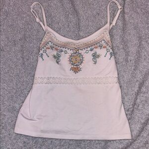 Vintage White Camisole Top
